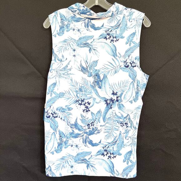 Tommy Baham Active tennis golf women’s palm leaves top and skort set. SPF 50 - Picture 11 of 13